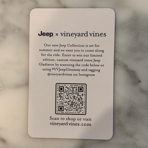 Vineyard Vines Jeep Grill Sticker - Picture 2 of 2